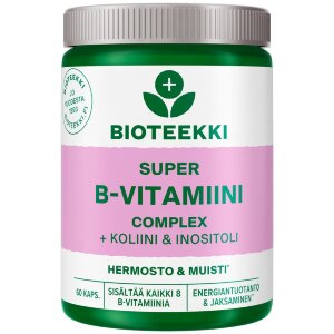 Bioteekki Super B-vitamin Supplement 60 Capsules