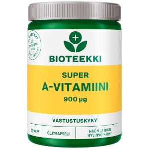 Bioteekki Super Vitamin A Supplement 50 Caps.