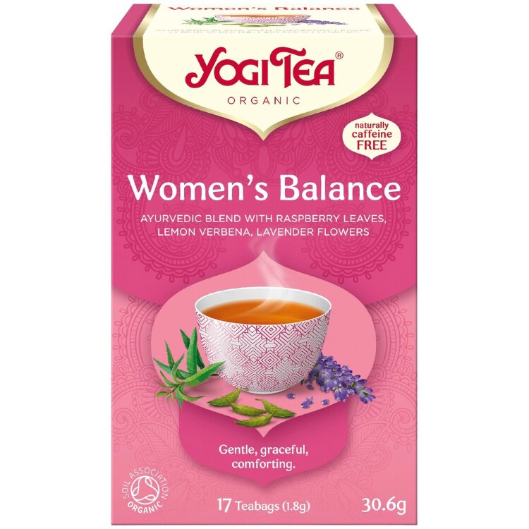 Yogi Tea Organic Women's Balance Herbal-Spice Tea Ayurvedic 17x1.8g