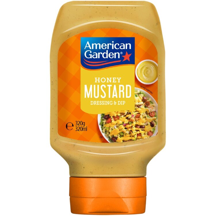 American Garden Honey-Mustard Sauce 320ml