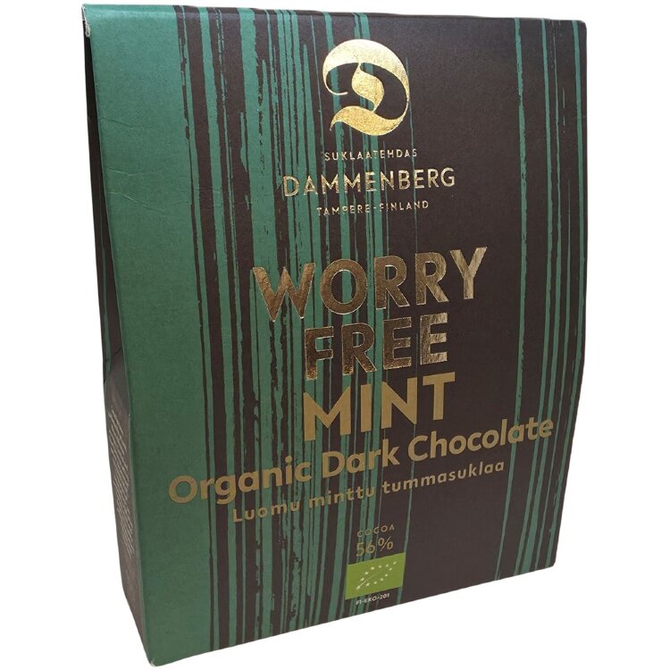 Dammenberg Organic Mint Chocolate Button 90g