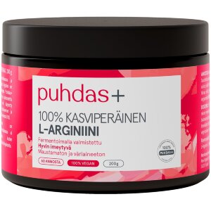 Puhdas+ Plant-Based L-Arginine 200g