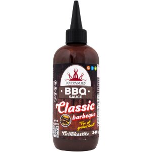 Poppamies BBQ Sauce Classic Barbeque Grill Sauce 340g