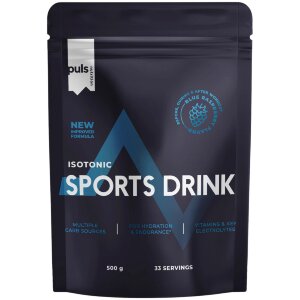PULS Isotonic Sport Drink Sports Drink Powder Blue Raspberry 500g