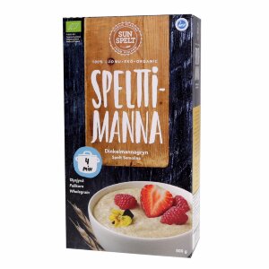 Sunspelt Organic Spelt Whole Grain Semolina 500g