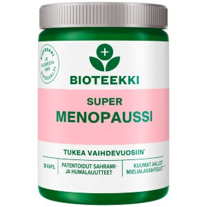 Bioteekki Super Menopause Supplement 30 Caps.