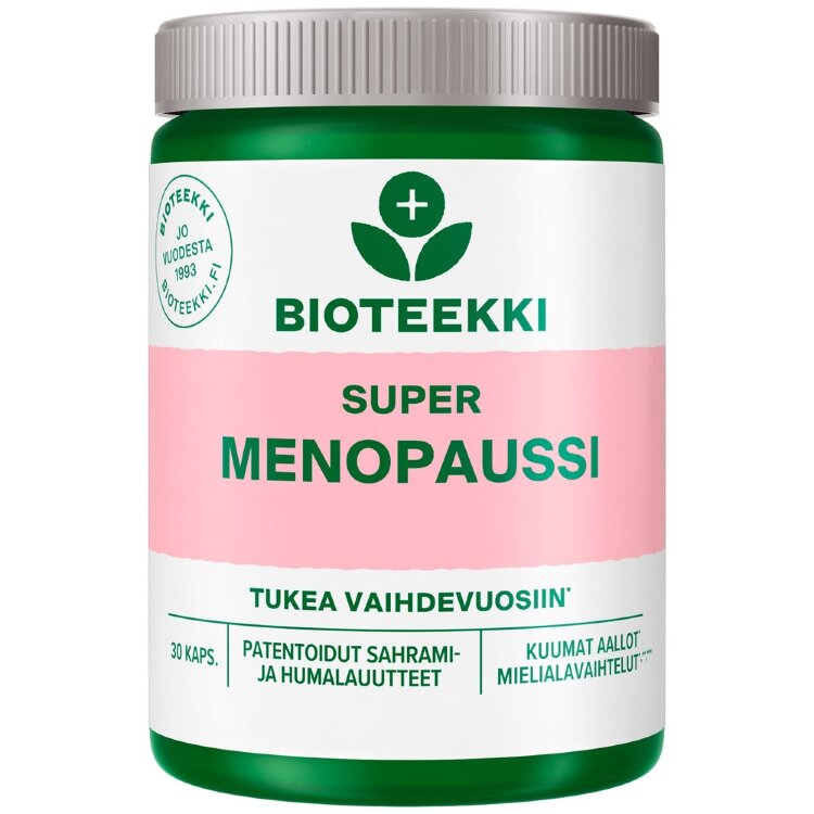 Bioteekki Super Menopause Supplement 30 Caps.