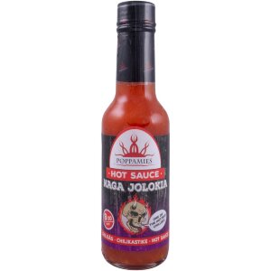 Poppamies Hot Sauce Naga Jolokia Chili Sauce 150ml
