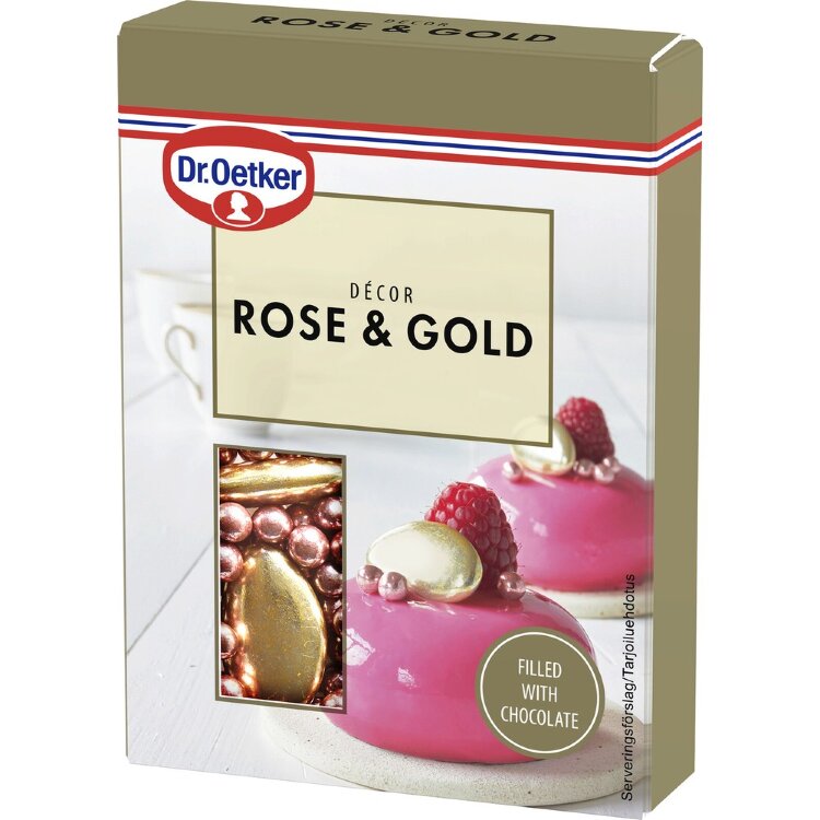 Dr. Oetker Rose&Gold Décor - Chocolate Decoration 42g