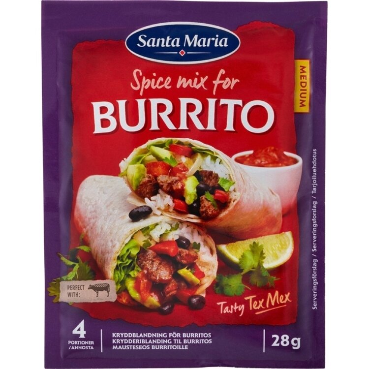 Santa Maria Burrito Spice Mix Seasoning Mix 28 g
