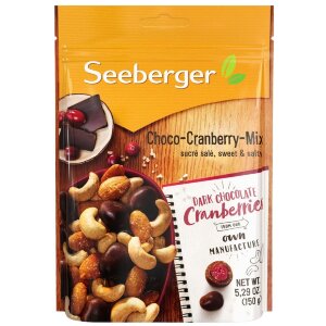 Seeberger Chocolate & Cranberry Nut Mix 150g