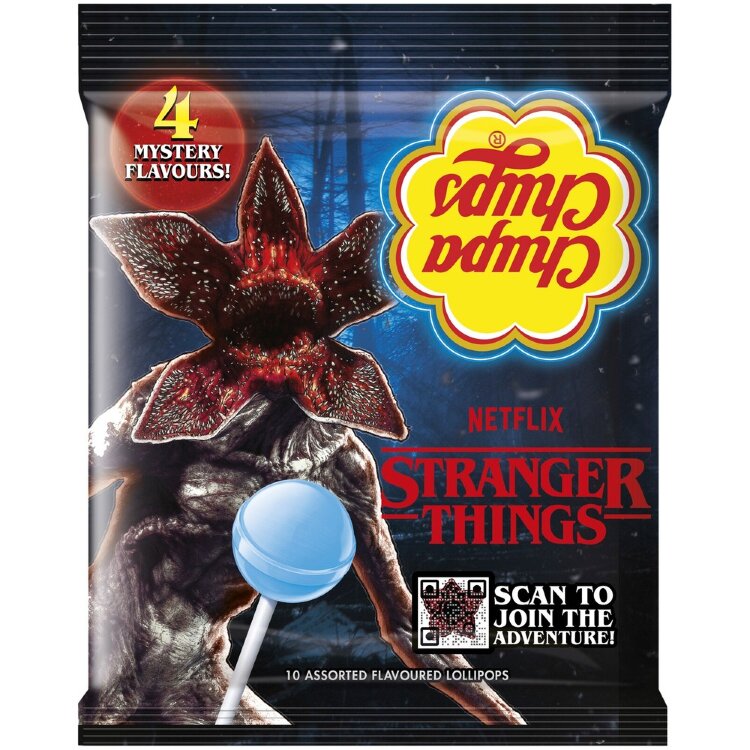 Chupa Chups Stranger Things - Upside Down Lollipop Bag 120g