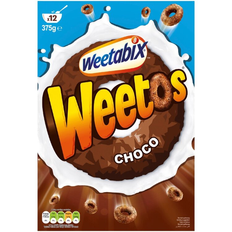 Weetos 375 g Chocolate Flavored Wheat Cereal
