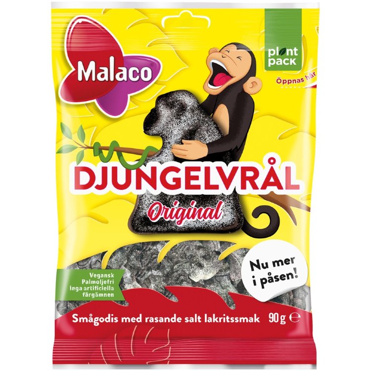 Malaco Djungelvrål Original Chewy 90g
