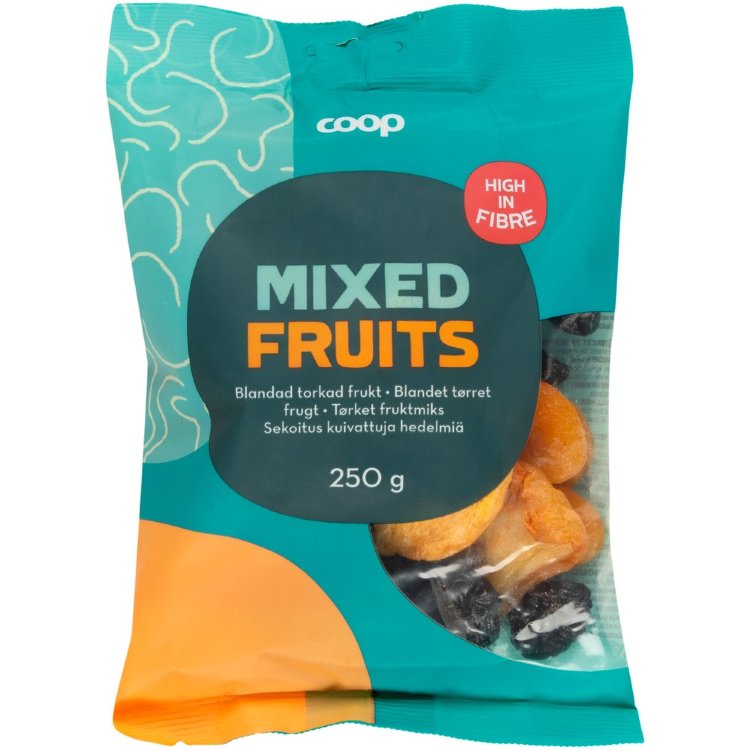 Coop Dried Mixed Fruits 250 g