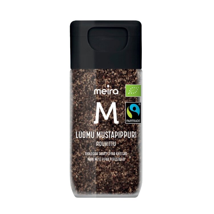Meira Organic Crushed Black Pepper Fair Trade 35g