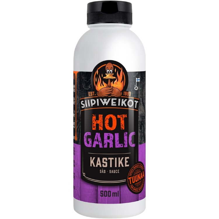 Siipiweikot Hot Wings Hot Garlic Sauce 500g