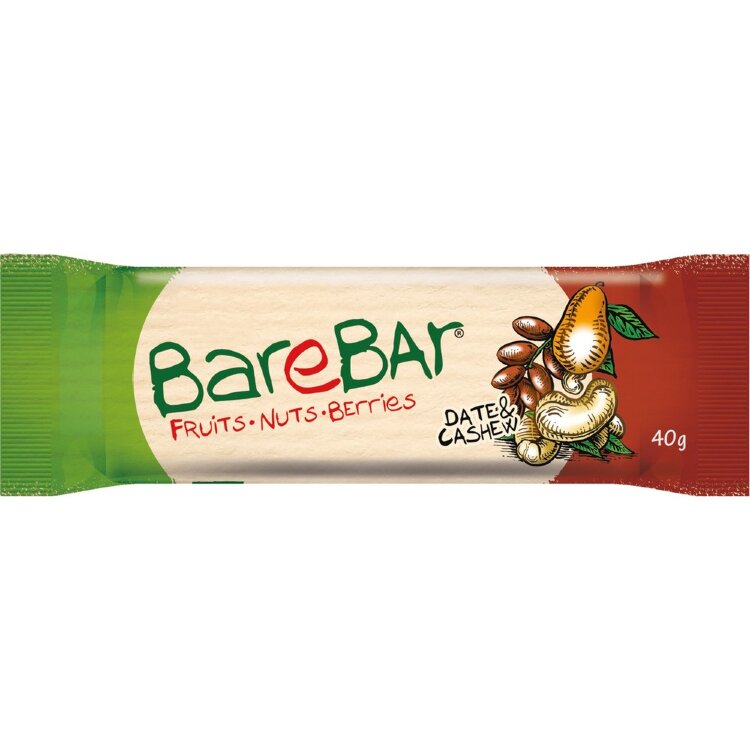 Leader Barebar Date Bar Date-Cashew Nut 40g