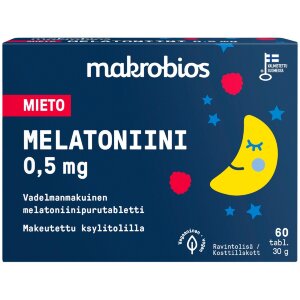 Makrobios Mild Melatonin 0.5mg 60 Tablets 30g