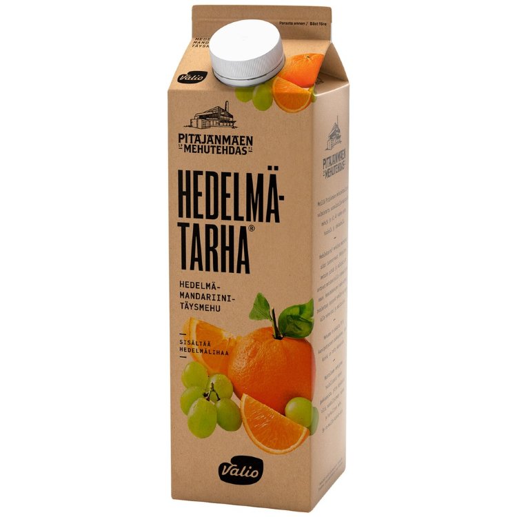 Valio Hedelmätarha® Fruit-Mandarin Juice 1l With Fruit Pulp