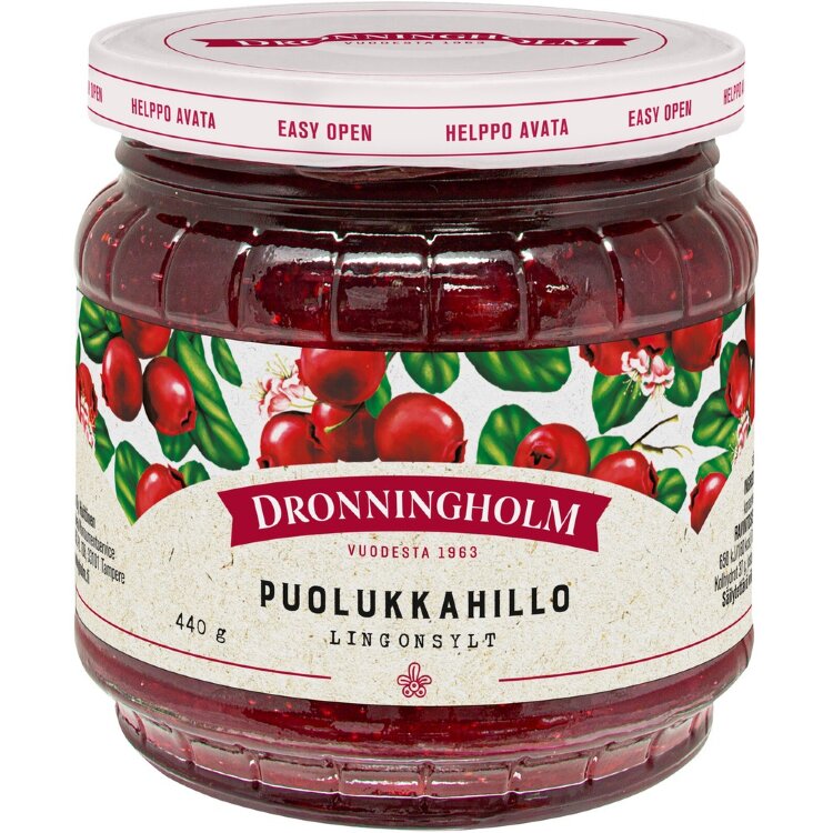 Dronningholm Lingonberry Jam 440g