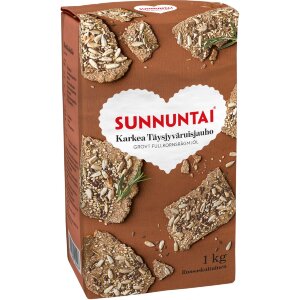 Sunnuntai 1kg Coarse Whole Grain Rye Flour