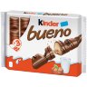 Kinder Bueno 3-pack milk chocolate coated wafer with milky hazelnut filling x 43g