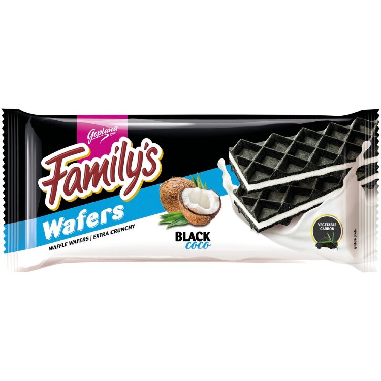 Family’s Wafers Black Coco Vohveli 140 g