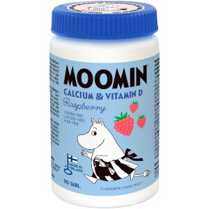 Moomin Calcium & Vitamin D Raspberry Chewable Tablet 90 tablets Dietary Supplement