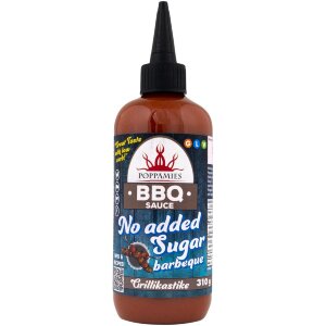 Poppamies BBQ Sauce No Added Sugar Barbeque Grill Sauce 310g