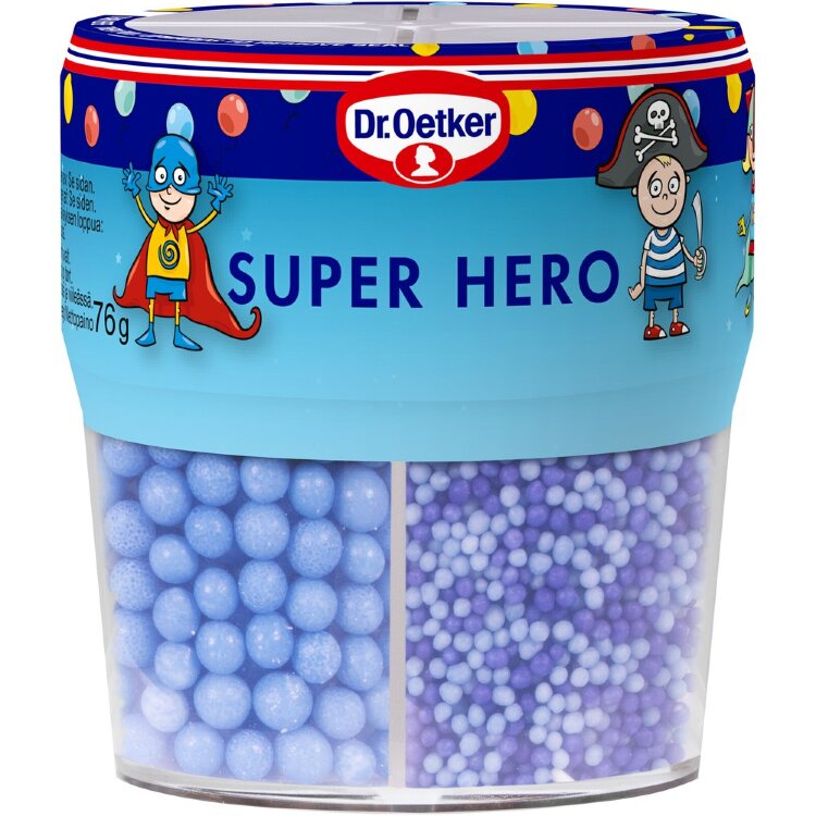 Dr. Oetker Super Hero Decorating Sprinkles 76g