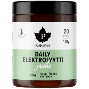 Puhdistamo Daily Electrolyte Powder Lime 100 g