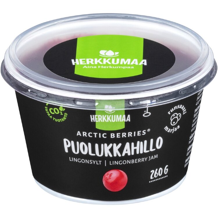 Herkkumaa Arctic Berries Lingonberry Jam 260g