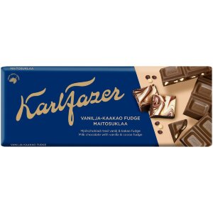 Karl Fazer Vanilla-Cocoa Chocolate Bar 180 g