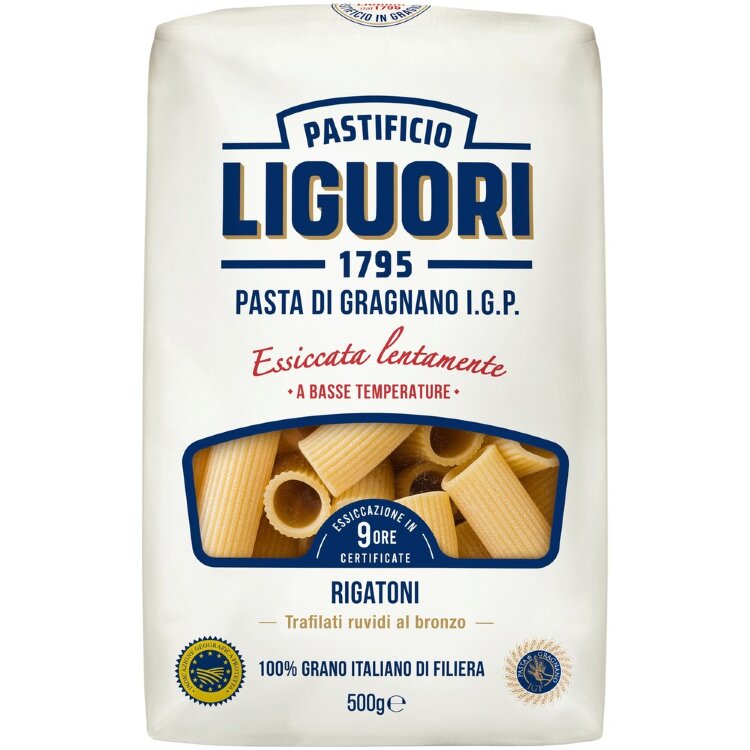 Liguori Durum Wheat Pasta Rigatoni IGP 500g