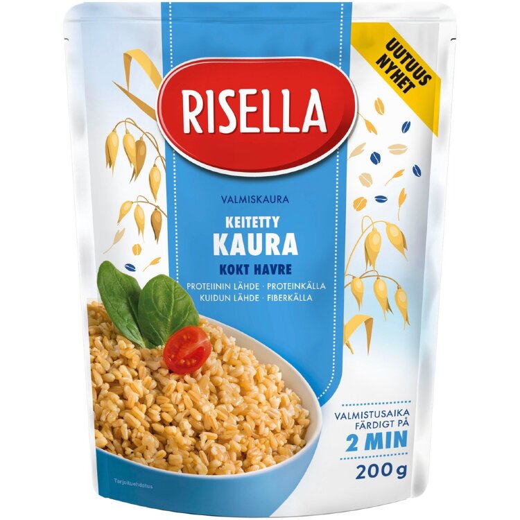 Risella 200g Ready Cooked Oat 2 min
