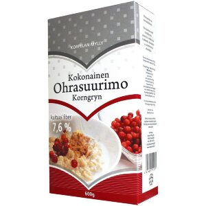 Whole Pearl Barley 600 g, Korpelan Mylly