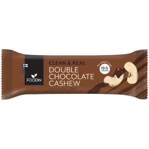 Foodin Clean&Real Protein Bar Double Chocolate Cashew 55g