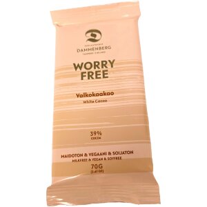 Dammenberg White Cocoa Bar, Dairy-Free, Soy-Free 70g