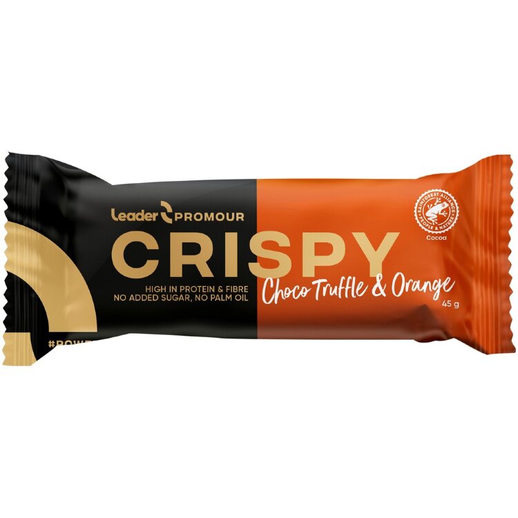 Leader Promour Crispy Chocolate Truffle & Orange Protein Bar 45 g