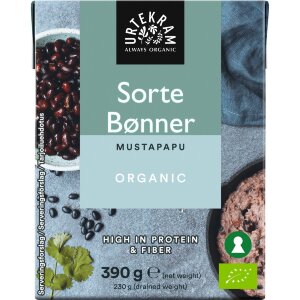 URTEKRAM Black Bean Tetra Org 390g