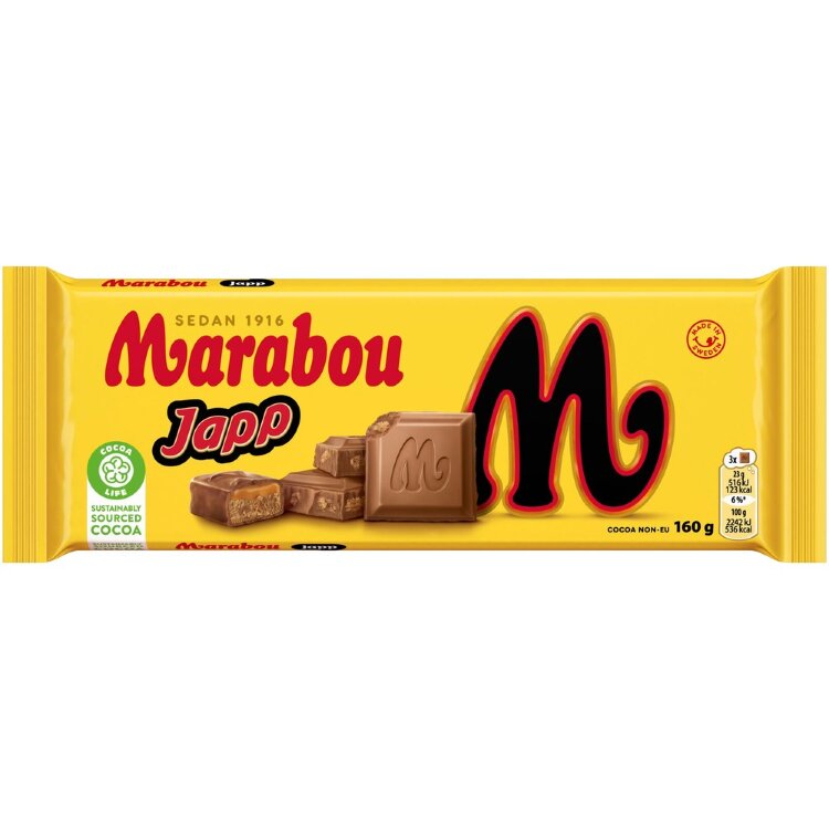Marabou Japp Chocolate Bar 160g