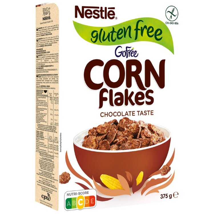 Nestlé GoFree 375g Chocolate Flavored Gluten-Free Cornflakes