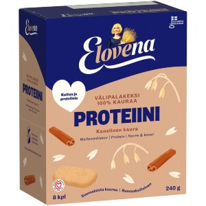 Elovena 8X30g Protein Whole Grain Snack Cookie