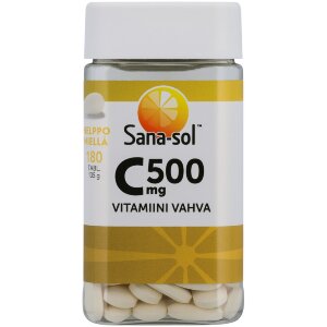 Sana-sol C-vitamin 500mg tablet dietary supplement 180tabl