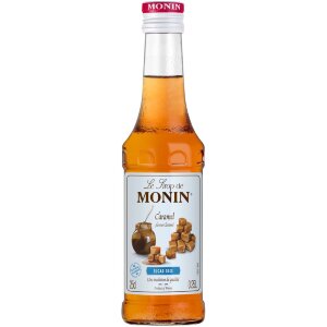 Le Sirop de MONIN Caramel Flavor Syrup 25cl Sugar-Free