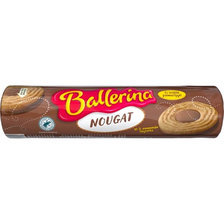 Kantolan Ballerina Nougat Filled Biscuit 205g