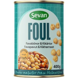 Sevan Foul Fava Beans & Chickpeas 400g