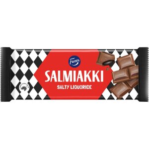 Fazer Salmiakki Chocolate Bar 100g