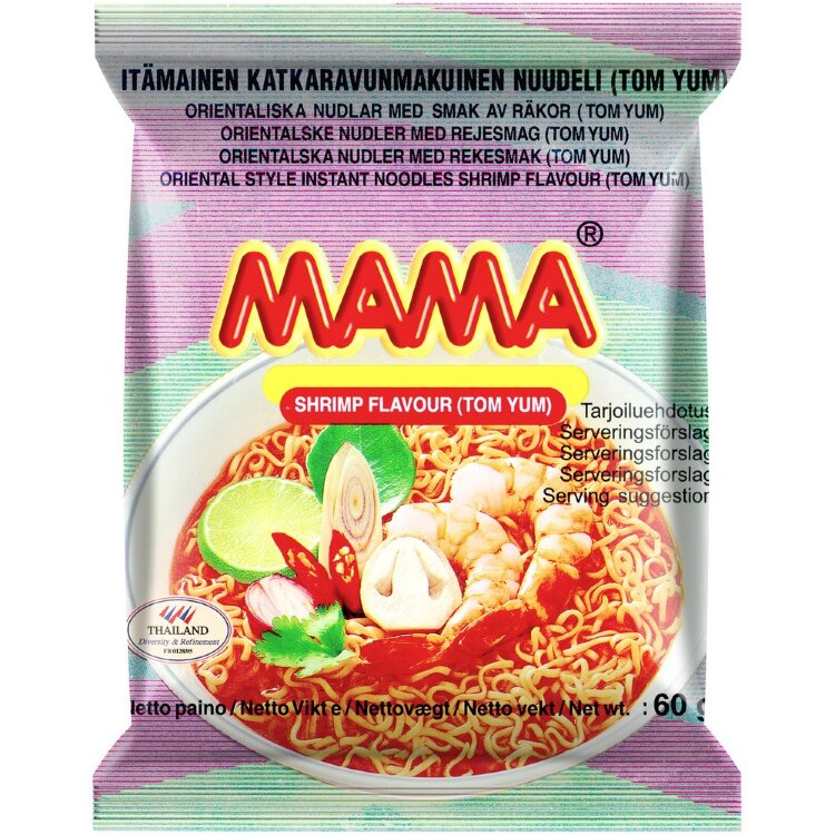 Mama Eastern Style Shrimp Flavored Noodles 60g